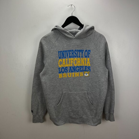 Vintage Y2K UCLA Bruins Hoodie Gray Jansport Large Pullover Sweatshirt Graphic - Picture 8 of 12